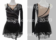 New Ice Figure Skating Dress Figure Skating Dress For Competition black