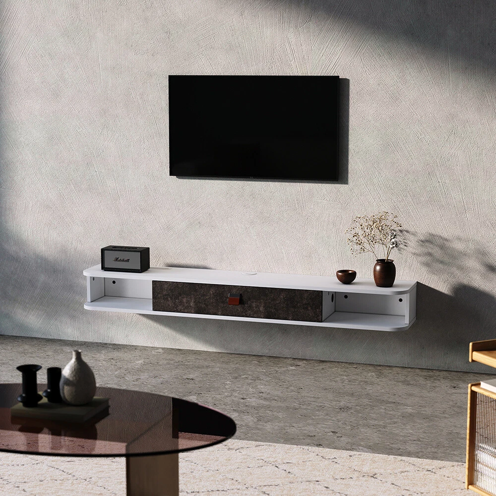Mounted tv console deals