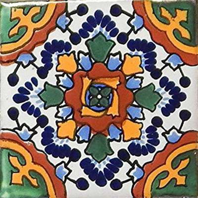 40 Mexican Talavera Tiles Ceramic 6x6 Stairs Backsplash C177 Ebay