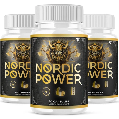 3 Pack Nordic Power Pills Nordic Power Performance Supplement 180 Capsules