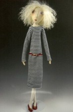Cloth Art Doll Paper Pattern "Vivienne" By Cindee Moyer