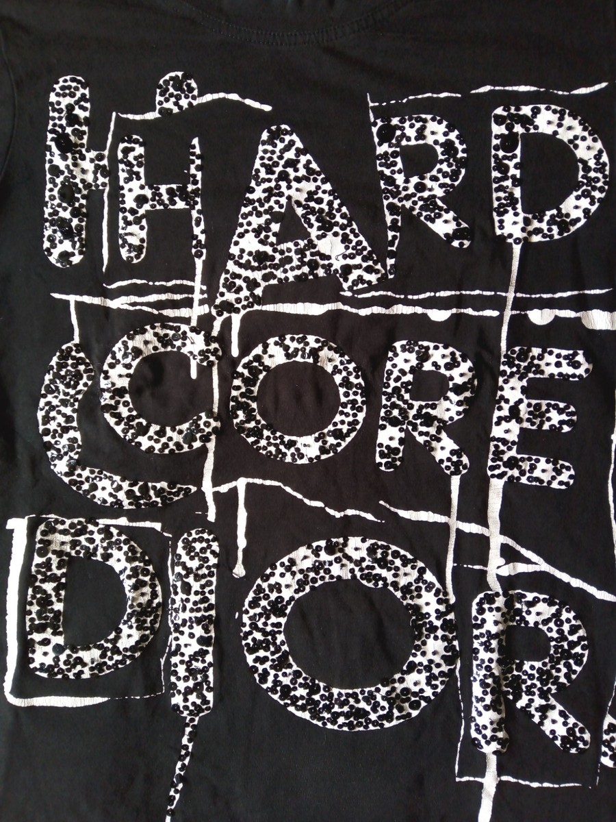 Christian Dior John Galliano Black Sequin Hardcore Dior T Christian Dior John Galliano Black Sequin Hardcore Dior T