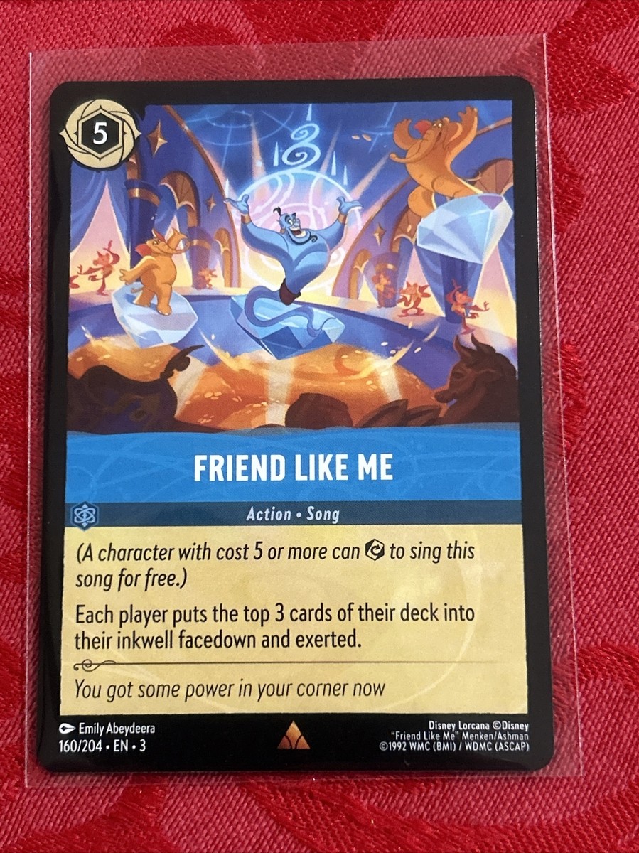 Disney Lorcana: Into The Inklands - Friend Like Me - 160/204