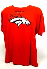 NFL Denver Broncos Orange Peyton Manning 18 T shirt. Short Sleeve XL