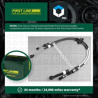 Gear Change Cable fits FORD FOCUS Mk2 TDCi 1.8D 04 to 06 KKDA Firstline 1402891