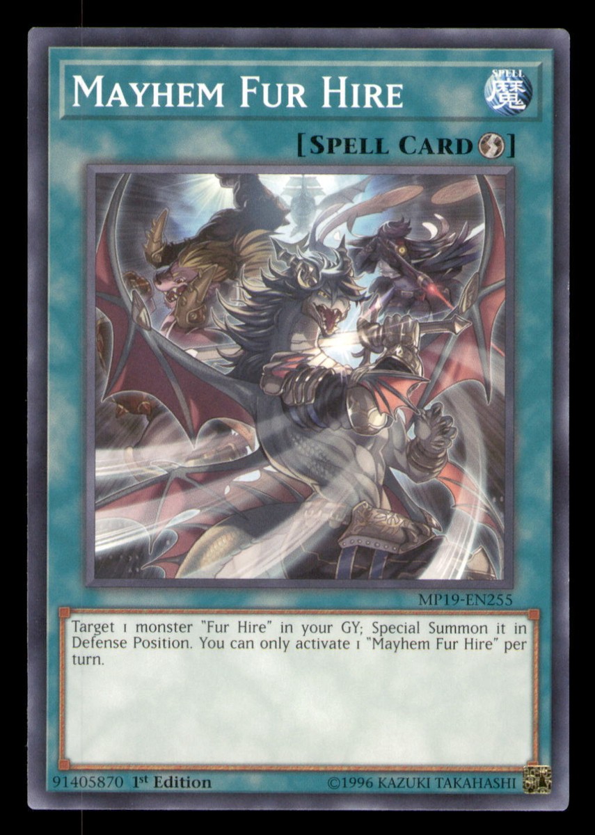 yugioh fur hire cards Recon Scout Fur Hire DASA Super Rare - 1st ed main image 0