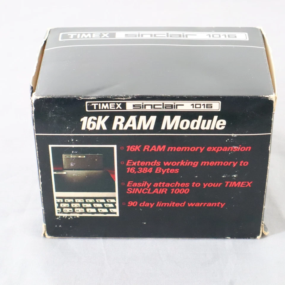 Timex 16K Ram Module Timex Sinclair 1016 Model  M 331 UNTESTED - Image 3 of 4