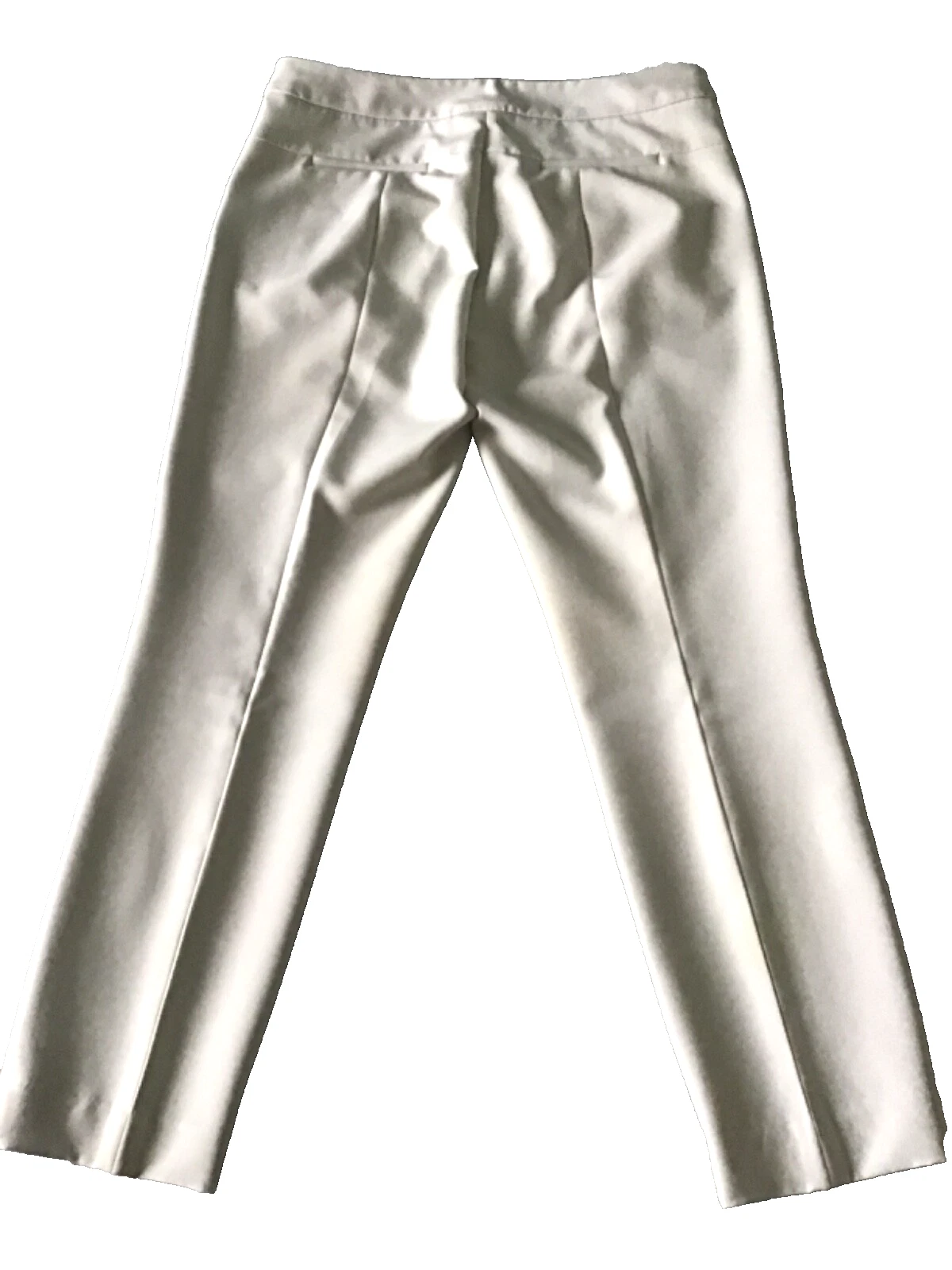 OFF WHITE Adrianna Papell Vestito Pantalone Pantalone Taglia 8 Tan Off White Lavoro Ufficio Elasticizzato