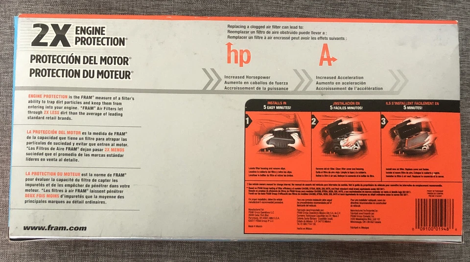 Filtro de aire - Marco protector adicional CA8602 Foto 2 de 2