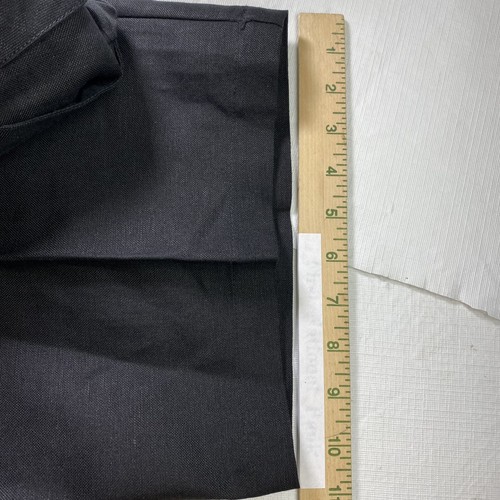 Conrad C Woman Linen Straight Leg Capris Lined Sz 20 NWOT Black Removable Belt - Picture 6 of 11