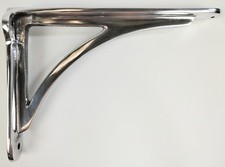CAST CHROME POLISHED SHELF BRACKET CISTERN WALL ANTIQUE VINTAGE NOT IRON