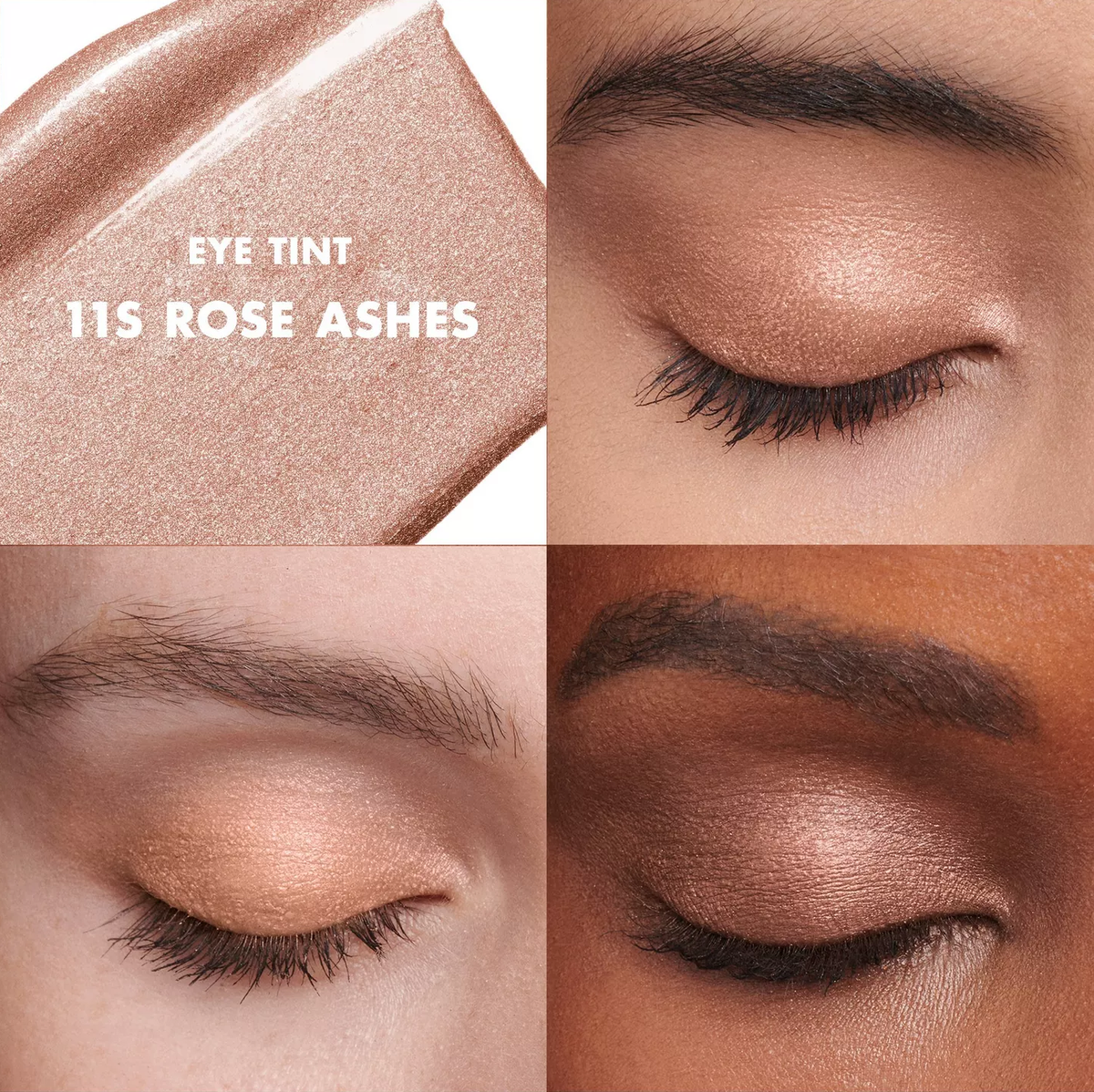 GIORGIO ARMANI EYE TINT SILK #11 ROSE ASHES 3ml LIQUID SATIN