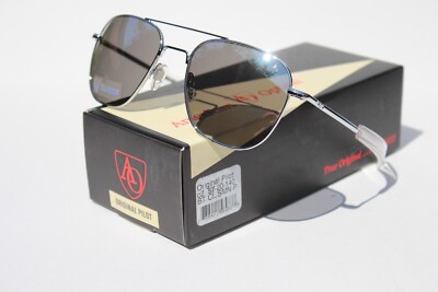 AMERICAN OPTICAL Original Pilot POLARIZED Sunglasses Silver BT CL