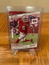 (4) 2021 Donruss Premium Rated Rookie #254 TREY LANCE GOLD HOLO Press Proof Lot