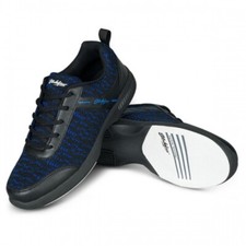 Mens KR Strikeforce Flyer Lite Mesh Bowling Shoes Black/Royal Sizes 7-13 WIDE