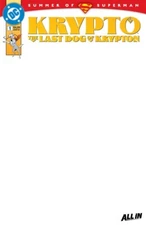 Krypto the Last Dog of Krypton #1 Blank Variant Cover D