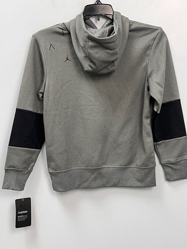 Nike Jordan Boy's Core Performance Thermal Gray Hoodie Size Small - Picture 7 of 8