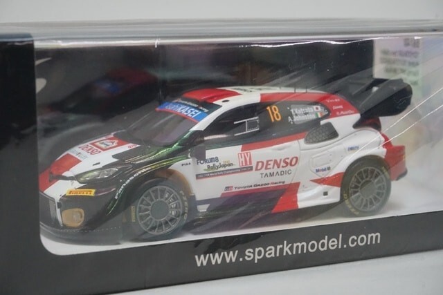 S6740 SPARK 1:43 Toyota GR Yaris Hybrid #18 GAZOO Racing WRT 5th