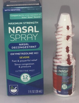 Rite Aid Maximum Strength 12 Hour Nasal Decongestant Relief Spray 1 oz-SHIP 24HR