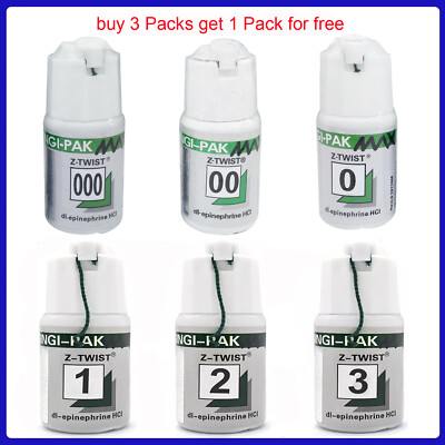 Gingi-Pak Max Z-Twist Dental Gingival Retraction Cord Packing # 0 00 000 1 2 3