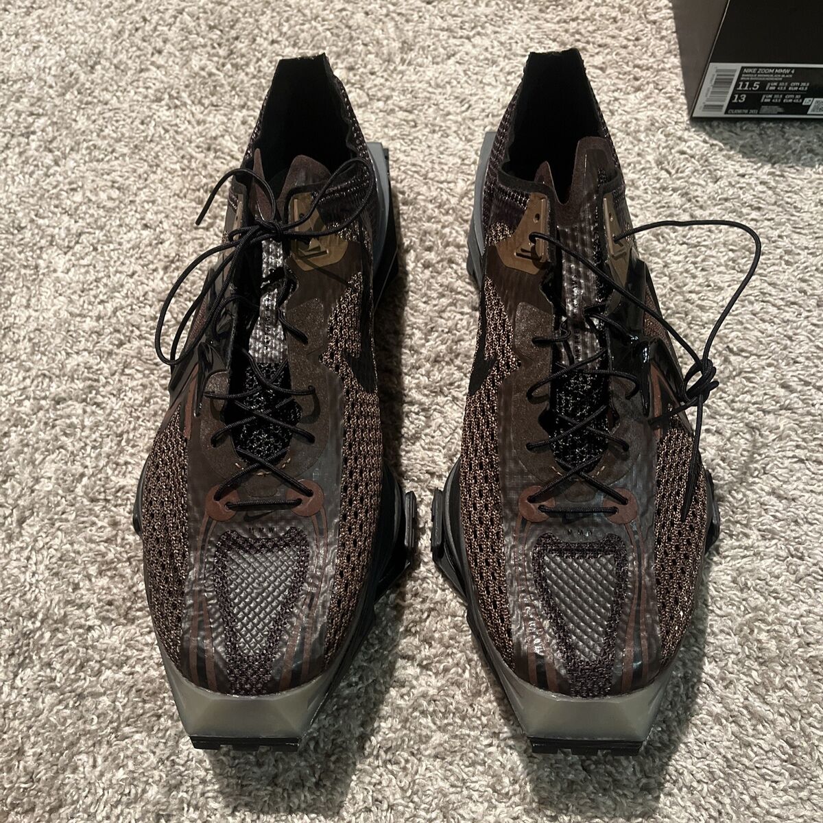 Nike Zoom MMW 4 Matthew M Williams X Zoom 004 Men's Size Nike Zoom MMW 4 Matthew M Williams X Zoom 004 Men's Size