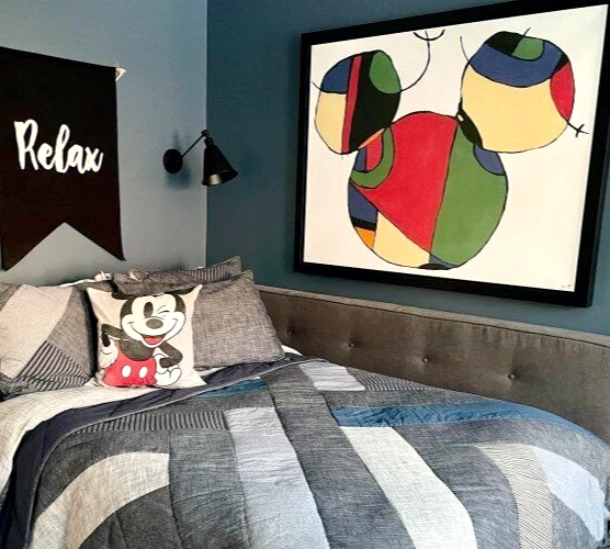 Pottery Barn MICKEY MOUSE almohada farsa regalo de vacaciones escuela estrella Disney niño nuevo - Foto 4 de 4