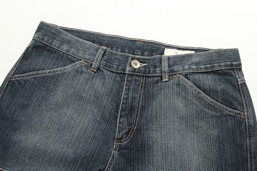 FOX JEANS Men's Bard Relaxed Fit Straight Blue Cargo Denim Jeans SIZE 30 - Picture 3 of 8