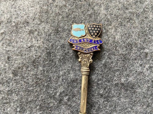 One and All, Newquay England Vintage Souvenir Spoon - Picture 2 of 3