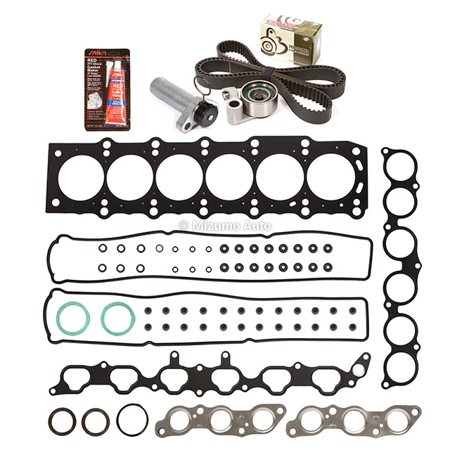 Juego de juntas de culata Kit de correa de distribución para 92-98 Lexus GS300 SC300 Toyota Supra 2JZGE Foto 2 de 4