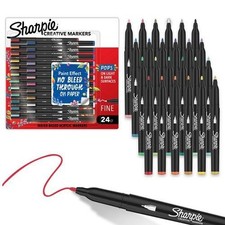 Sharpie Creative Paint Marker Fine Tip 24/Pk Assorted Colors Office School Arts
