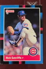 1988 Donruss - Rick Sutcliffe #68 Last Line Begins with Young