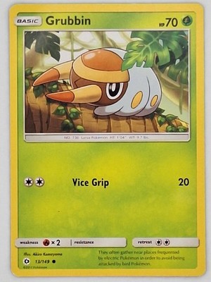 Grubbin 13/149 Pokemon - Sun & Moon HP