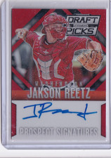 Jackson Reetz 2014 Panini Prizm Draft Picks Auto RC Red Refractor /100 Prospect