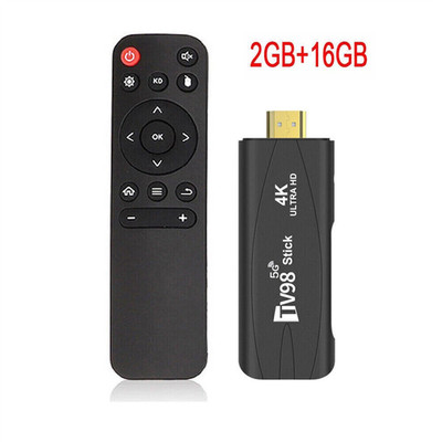 TV98 Smart TV BOX 2GB+16GB Android 14.0 Quad Core 5G WIFI Netzwerk Media Player
