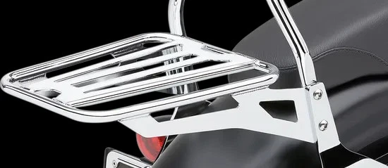 Portaequipajes Cobra Chrome Sissy Bar para Harley Softail Slim 12-17 Foto 3 de 4