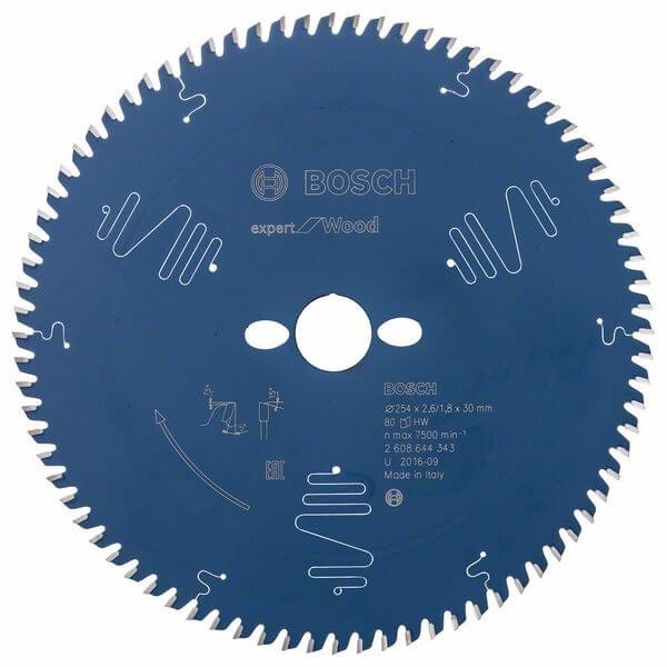 Bosch KreissäGeblatt Expert For Wood, 254 X 30 X 2,6 Mm, 80 2608644343-image