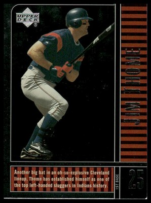 2000 Upper Deck Legends #41 Jim Thome Cleveland Indians
