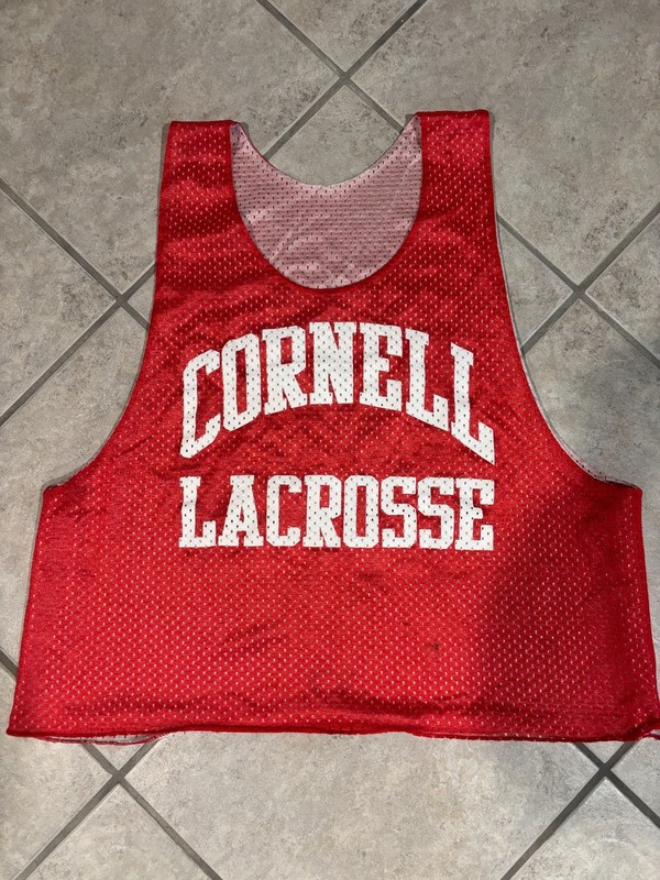 conrnell lacross jersey vintage brine