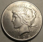 1925 Peace Dollar / Uncirculated