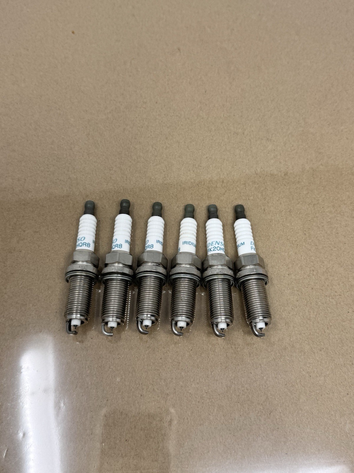 6X DENSO 3459 IRIDIUM LONG-LIFE POWER Performance Spark Plugs-FK20HQR8