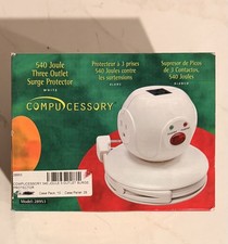 Compucessory 3 Outlet Surge Protector with Power Cord 28953 FREE SHIPPING