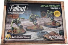Fallout Wasteland Warfare Super Mutants Suiciders Resin Expansion Modiphius New