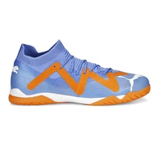 PUMA Future Match Indoor Training Soccer Mens Blue, Orange Sneakers Athletic Sho
