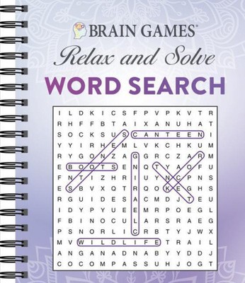 Brain Games - Relax and Solve: Word Search (Purple) (Brain Games - Relax and