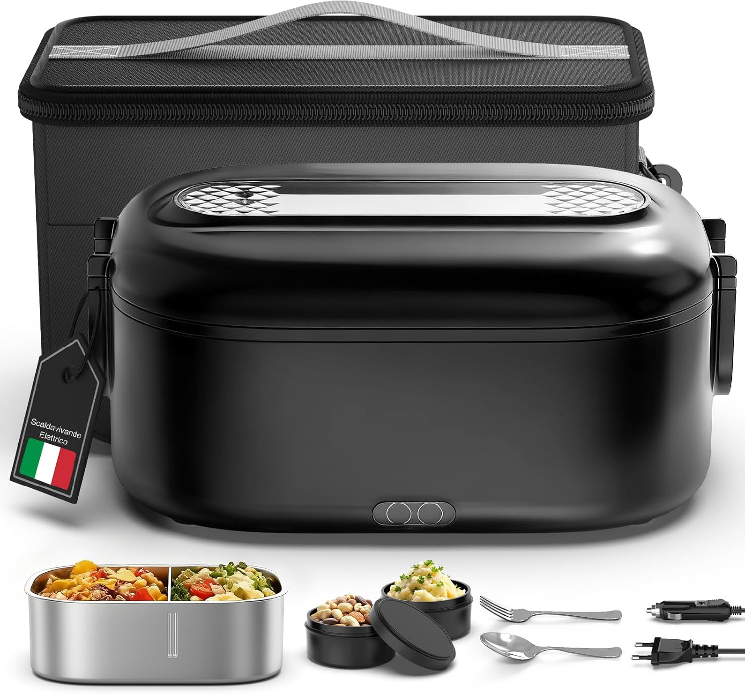 Scaldavivande Professionale 100W Rapid Heat - Acciaio e Borsa