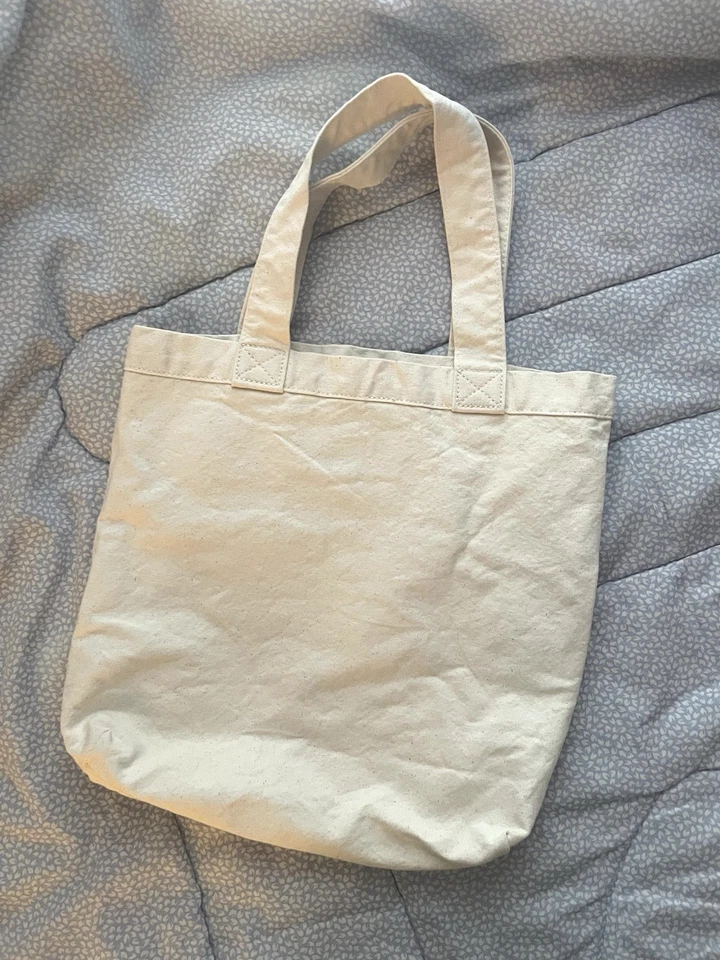 Bolso de Mano The North Face RARO Crema Marfil Vintage Lona Y2K Boho Mediano Deportivo Foto 4 de 4