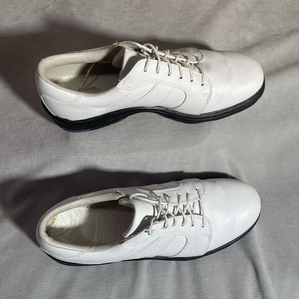 Zapatos de golf FootJoy originales para hombre talla 9,5 blancos impermeables raros  Foto 3 de 4