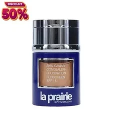 NEW La Prairie Skin Caviar Concealer Foundation SPF 15 Tender Ivory 0.33 oz