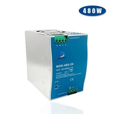 480W DIN Rail Power Supply NDR Slim AC-DC Industrial Single Output 24V 48V