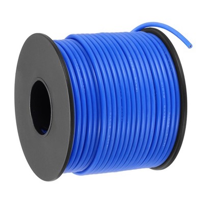 18 AWG Flexible Silicone Wire 30.5m/100ft, Tinned Copper Electrical Wire, Blue